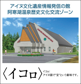 アイヌ文化遺産情報発信の館 阿寒湖温泉歴史文化交流ゾーン <イコロ>