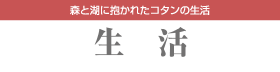 [生活] 森と湖に抱かれたコタンの生活